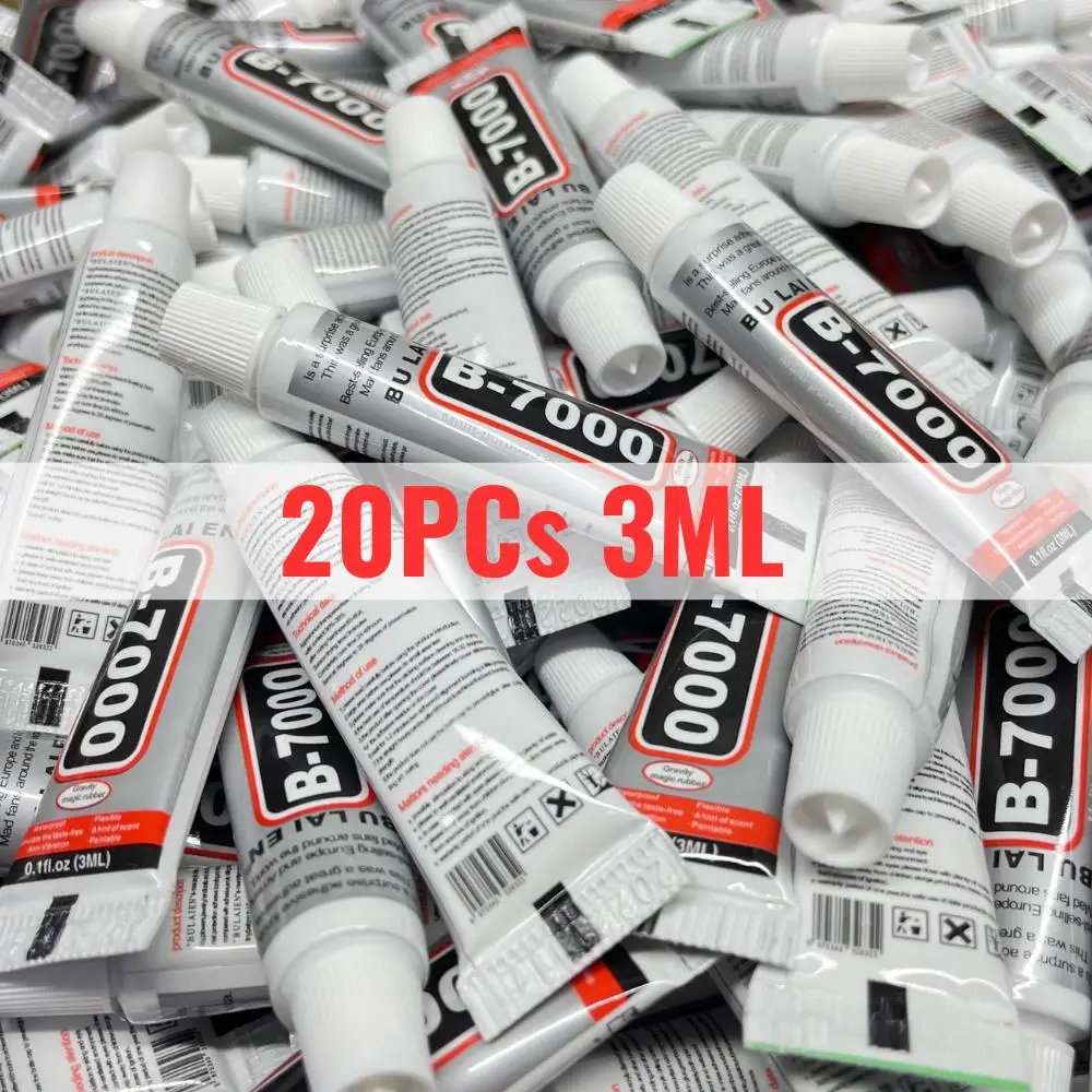 1/5/10/20pcs B7000 3ML แก้วพลาสติก Universal DIY กาว B-7000 CLEAR Contact ซ่อมโทรศัพท์กาว