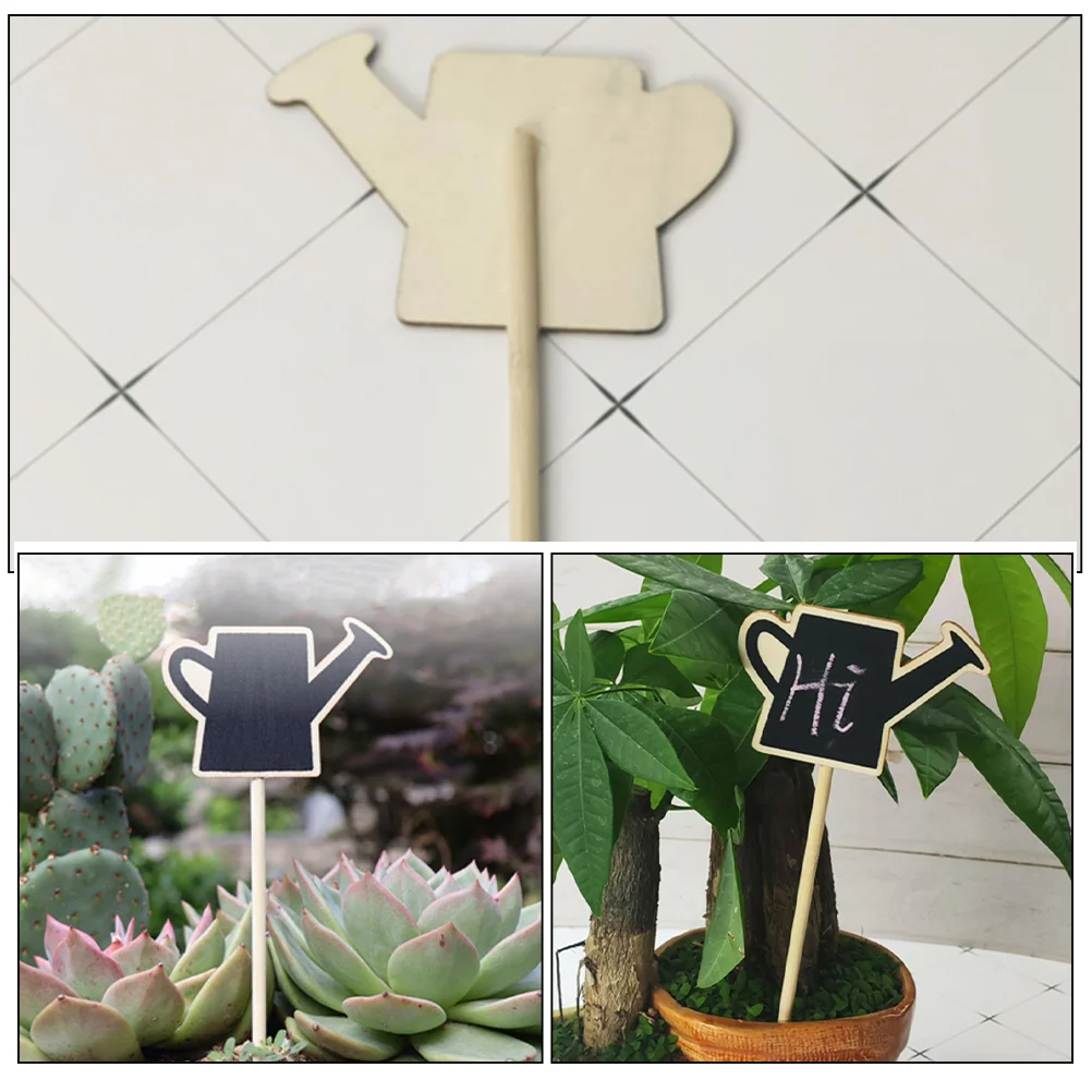 라벨 칠판 장식 파티 미니에 대 한 10 Pcs 주전자 칠판 분필 표지판