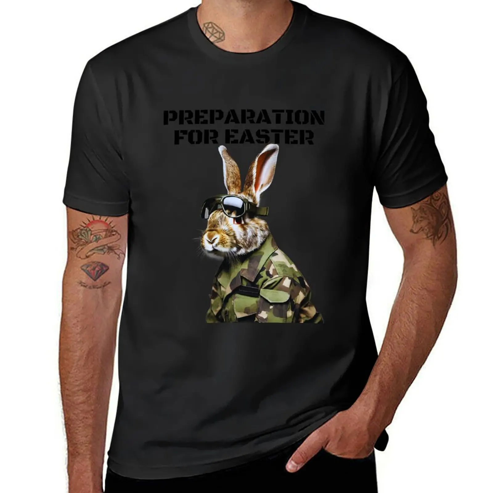 

Preparation for easter T-Shirt tees korean fashion customs animal prinfor boys tshirts for men