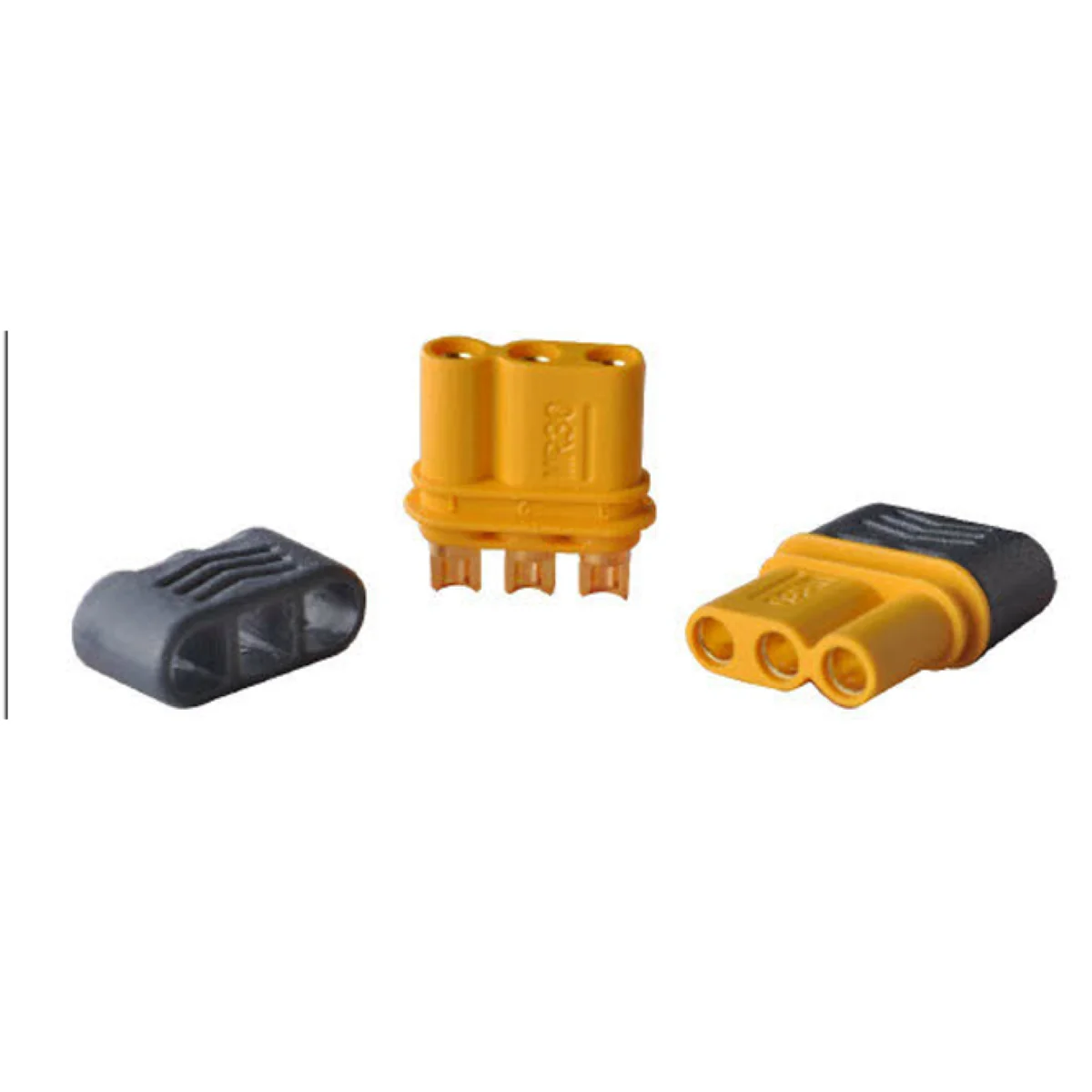 10PCS MR30 MR30-M MR30-FB Triple Core RC Lipo Connector Plug with Sheath Male Female for Multicopter Airplane NEW Original