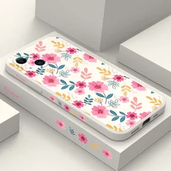 Pattern Spring Phone Case For iPhone 17 17 Air 16 16e 15 14 13 12 11 X XR XS Plus Pro Max Mini Silicone Cover