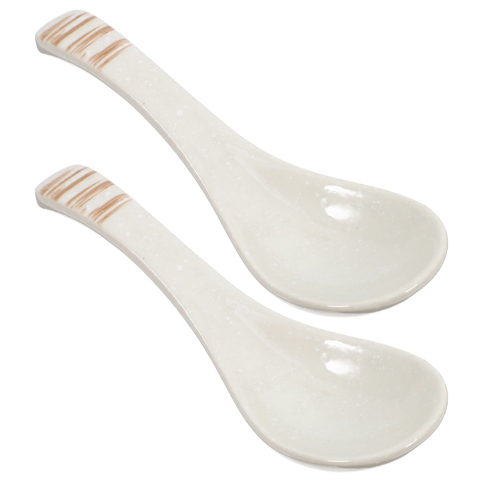 Ceramic Tableware Soup Spoon Dumpling Spoons Asian Tablespoon Japanese-style Kitchen Small Ramen