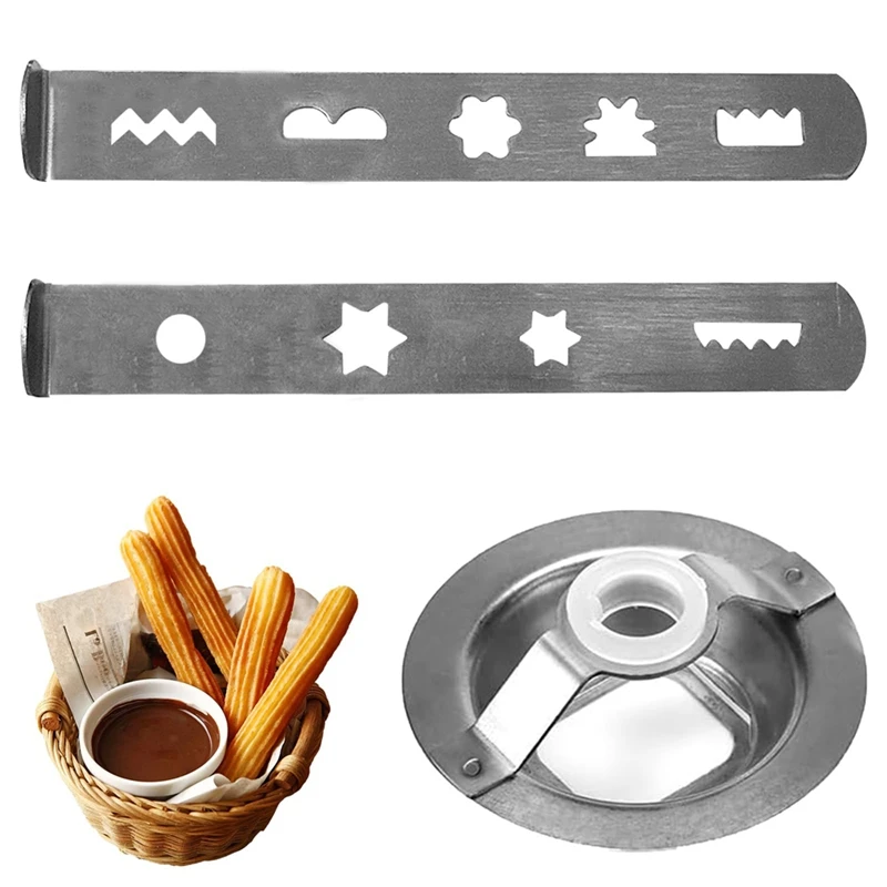 

Set Of 2 Biscuit Attachment Accessories,8 Shapes,Biscuit Attachment With Connecting Ring, For Meat Mincer,Food Processor