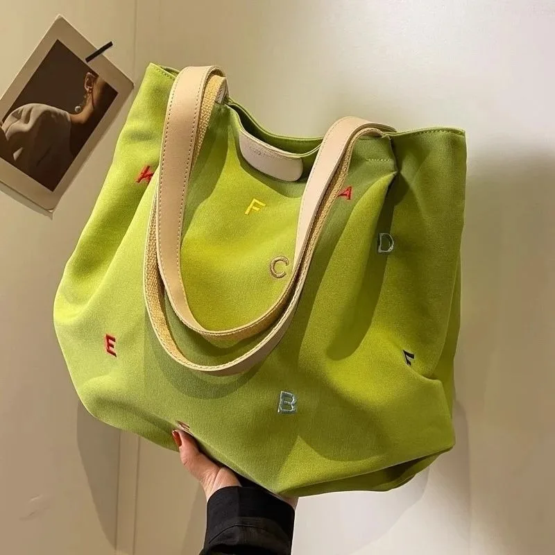 large-capacity-canvas-bag-for-women-2025-new-fashion-letter-tote-bag-small-fresh-student-single-shoulder-bag