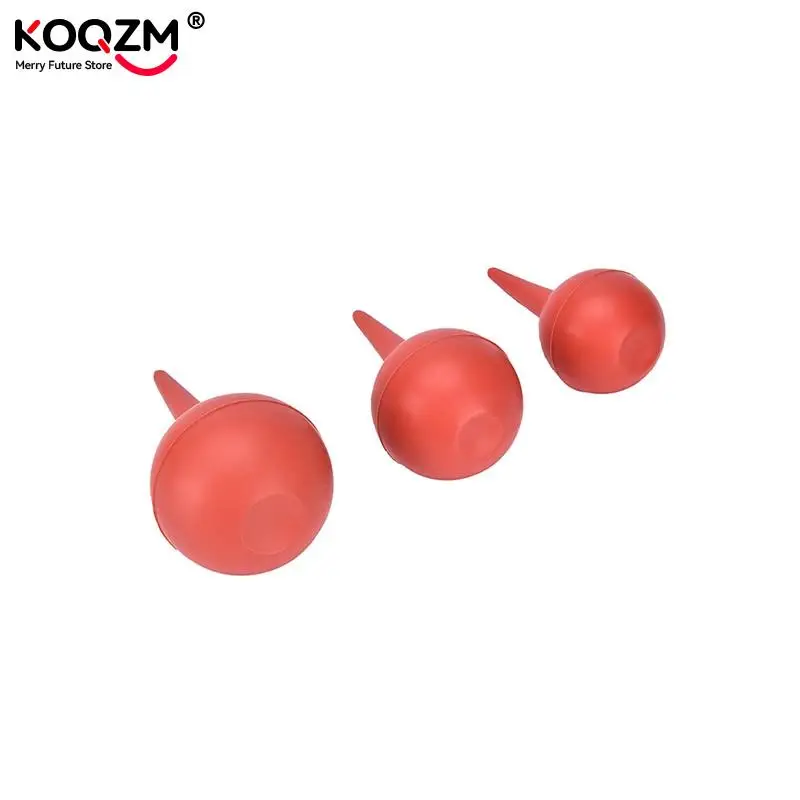 30/60/90Ml Laboratorium Alat Laboratorium Merah Karet Hisap Ear Washing Jarum Suntik Meremas Bola Karet Alat Laboratorium vacuum Blower