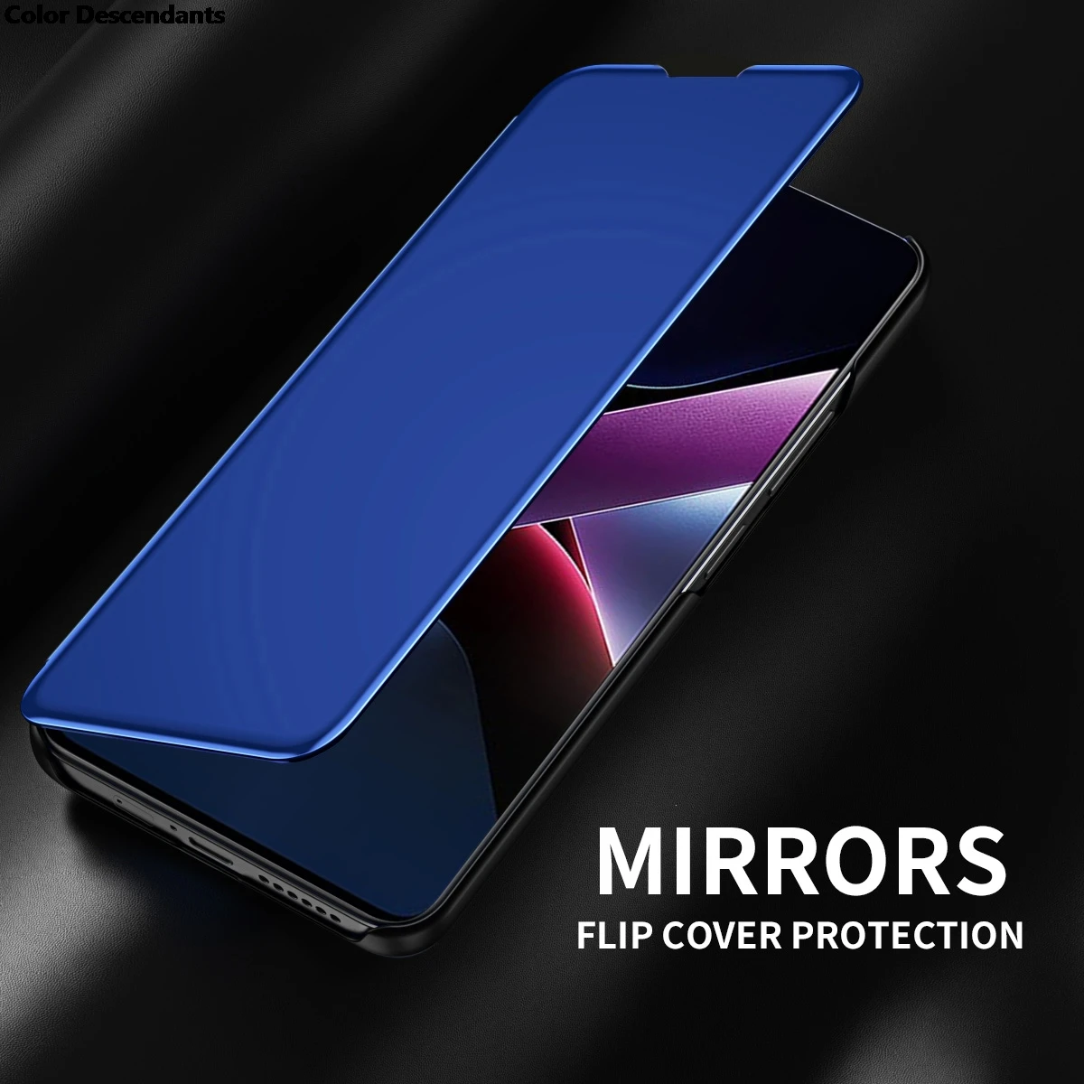 Luxury Smart Case For Samsung Galaxy S25 S24 S23 S22 S21 Ultra S20 S10 S9 Plus S23 FE 5G Mirror Leather Smart Flip Suppor Cover