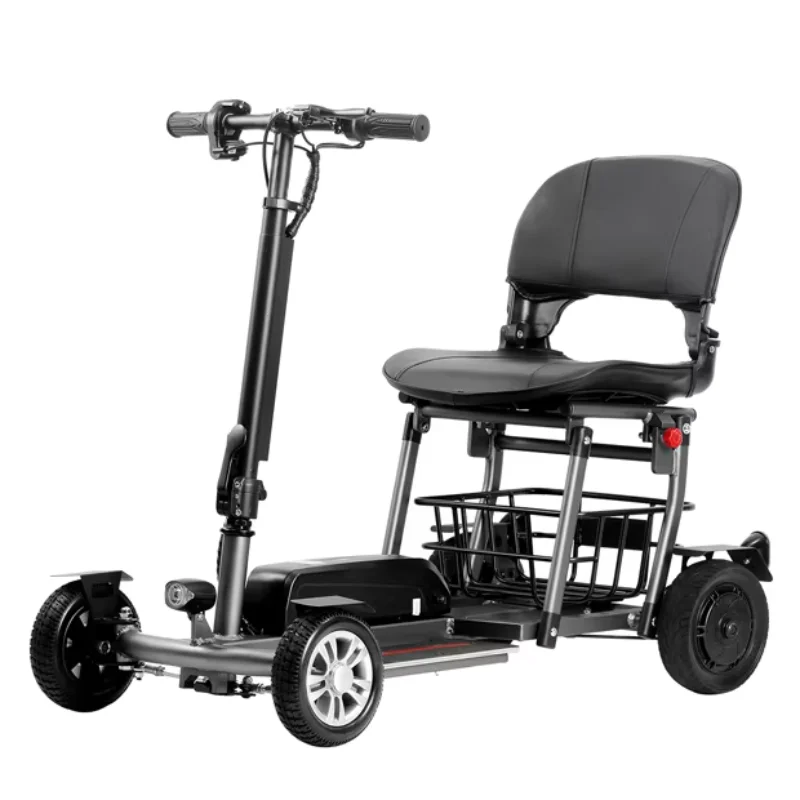 Luyuan 2025 Hot-selling New Set Folding Adult 4 Wheel Power Lithium Battery Electric Mobility Scooter For Elder With One Seat