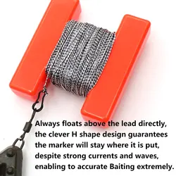 2pcs Carp Fishing Accessories Large H BlocK Marker Float Fishing Line Marker Tools For Carp Fishing Terminal Equipment Tackle