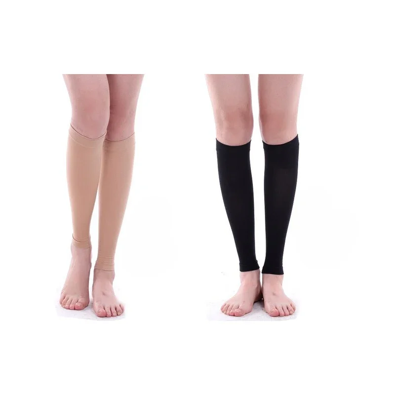 Calcetines médicos de compresión para hombre y mujer, medias elásticas para la circulación de venas varicosas, para enfermería, 1 par