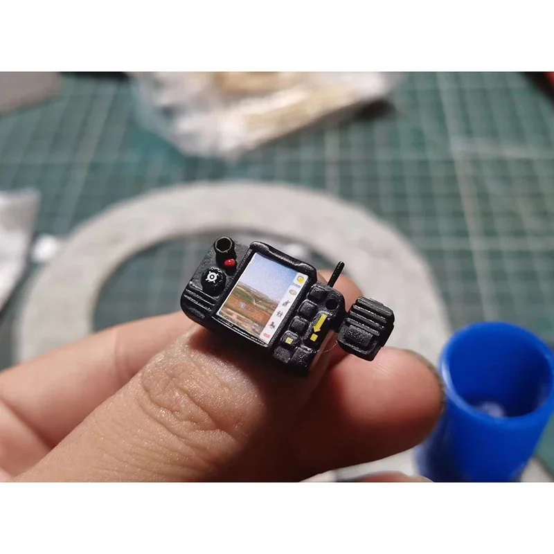 1 個ブラックシミュレーションミニナビゲーション装飾 1/10 RC クローラー車トラクサス TRX4 ディフェンダー RC4WD 部品