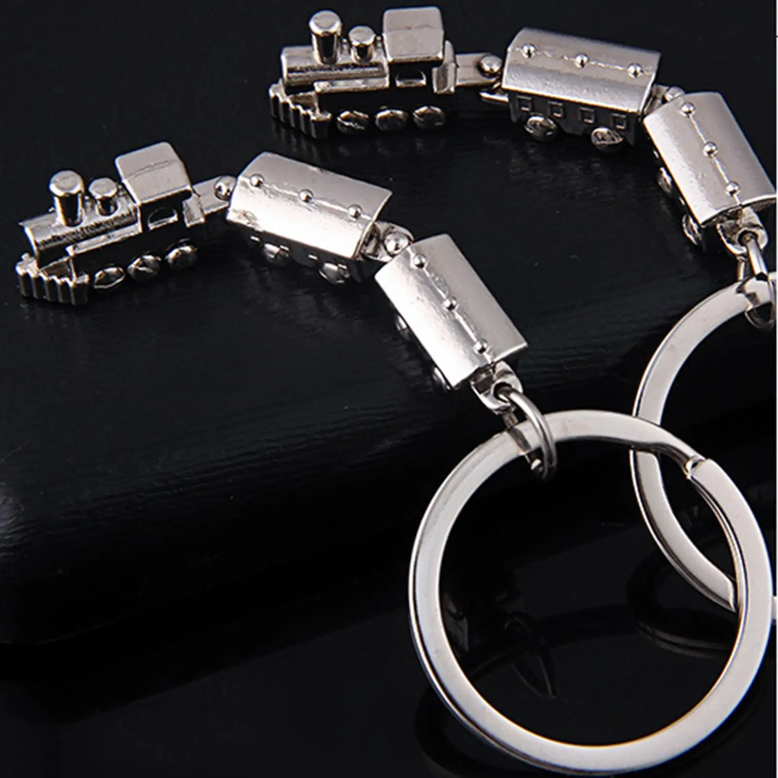 Train Model Keychain Charms Pendant Train Enthusiast Present Bag Accessories