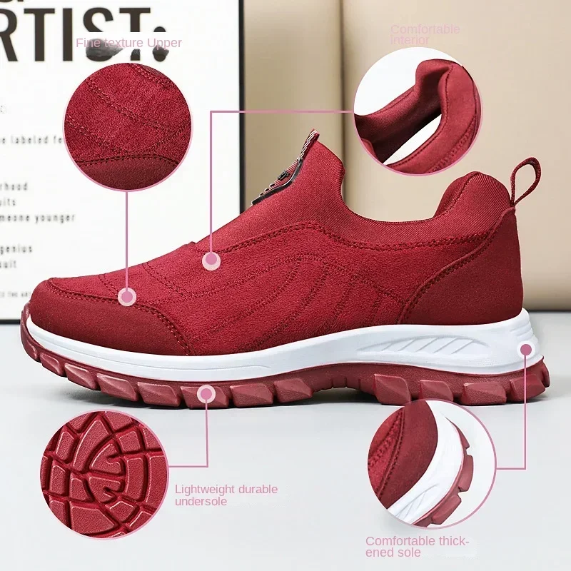 Women's Spring and Autumn New Soft Soled RunningClimbingLeisure Shoes Walking Sports Shoes Tennis Women's Shoes