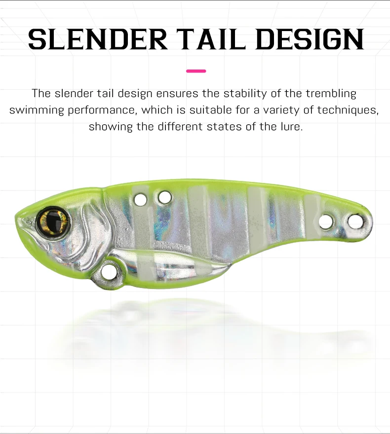TSURINOYA Metall VIB Harter Angelköder ARES-A Sinkendes Wasser Eis Jig Köder Wobbler 5g 7g 10g 15g Winter Vibration Jigging Swimbait – Detail 15