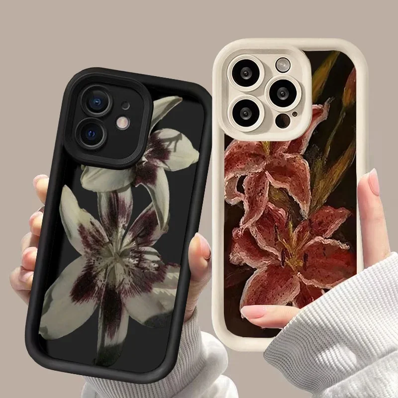 الحبر غسل زهرة جراب هاتف ل ممن لهم رينو 14F 11F 12F 13F 14 13 برو 11 12 10 برو زائد 8T 4 5 6 7 8 برو 6Z 5Z لينة غطاء سيليكون