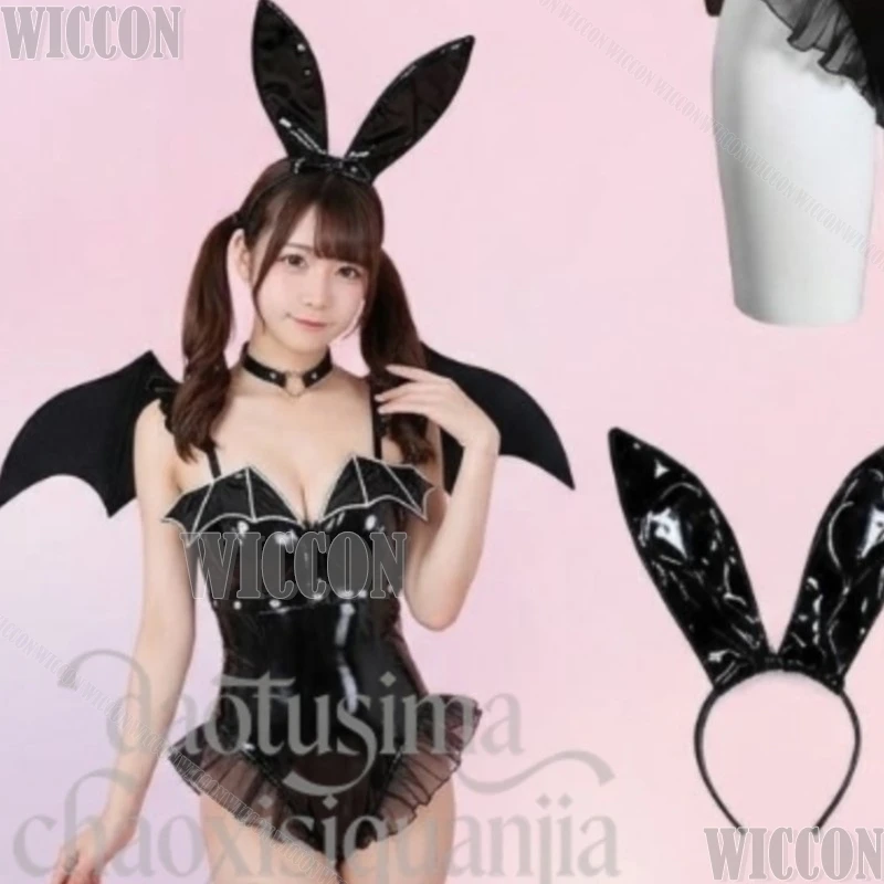 traje-de-una-pieza-con-alas-de-pu-para-actuaciones-escenicas-lenceria-jirai-kei-gyaru-cosplay-de-halloween-disfraz-de-conejita-diabolica-para-festivales-comic-con-y-eventos-tematicos