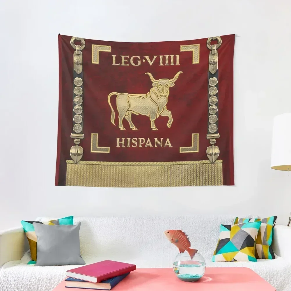 

Standard of the Spanish 9th Legion - Vexillum of Legio IX Hispana Tapestry Bedroom Decoration Wallpaper Tapestry