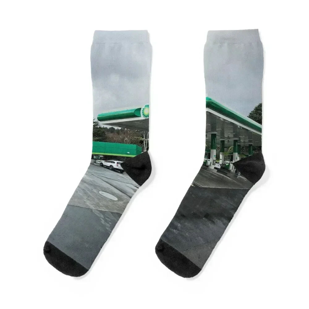 

BP Petrol Station Upper Hutt Socks custom Heating sock basketball Socks Ladies Men's