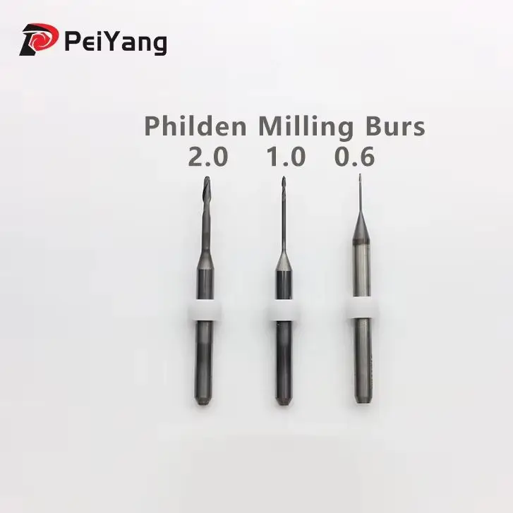 

Milling Burs for Philden CVD Diamond Coating Milling Burs PMMA For Dental Lab Milling Cutter Philden fresas diamante dental