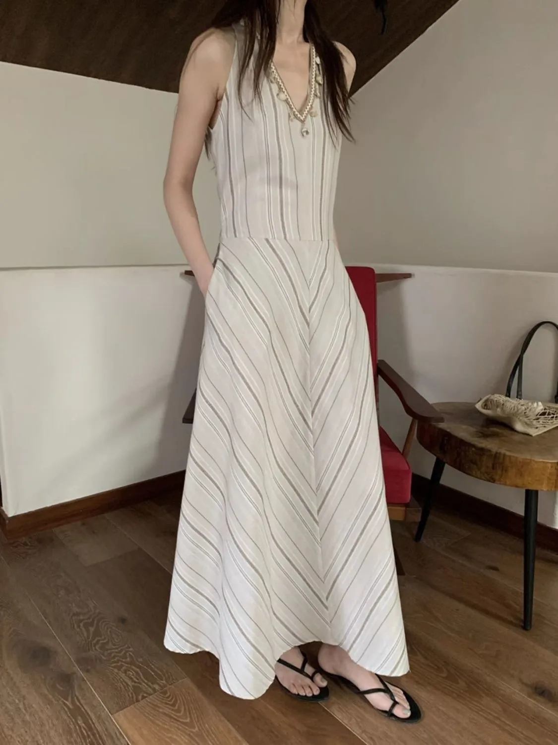 فساتين نسائية فستان ليلي للخريف مشروط مضلع بأزرار وأكمام طويلة الحضرية الحد الأدنى الجرونج العصرية الحديثة للتنقل #2