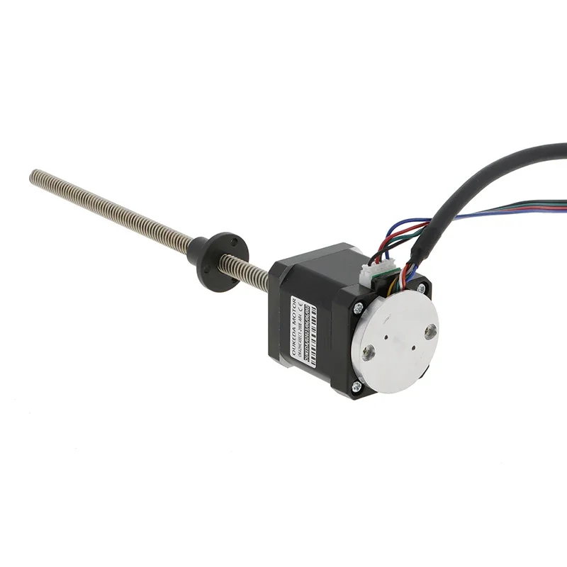 42 screw motor with encoder A B Z screw length 200 lead 8 42 closed-loop linear screw motor 24V