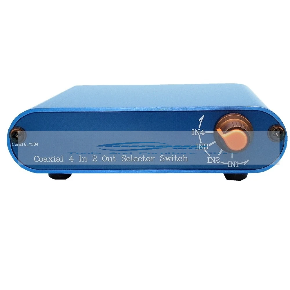

4 in 2 Out Passive Lossless HiFi Multi-channel Coaxial Sound Source Switcher Signal Selector