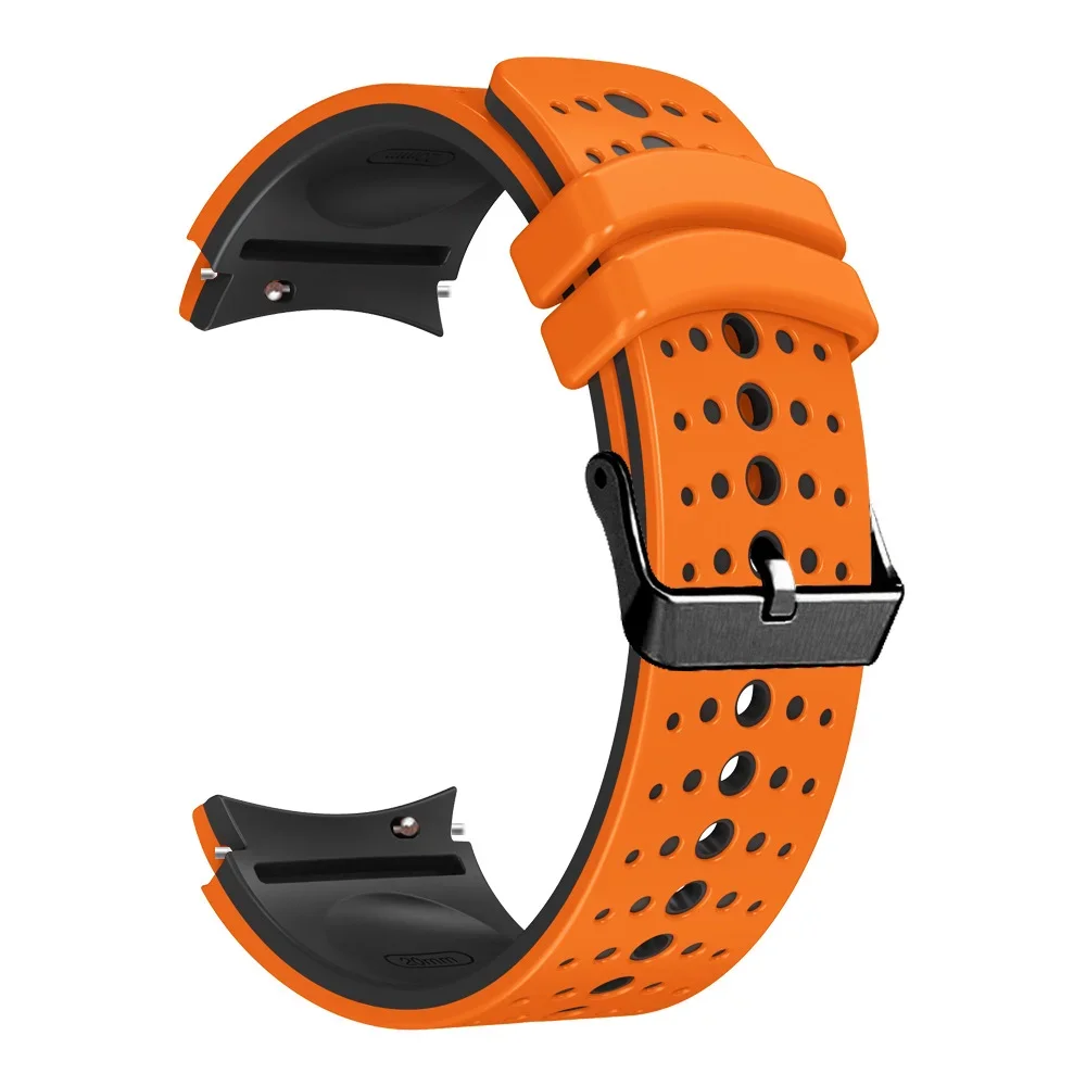 Silicone Strap for Samsung Galaxy Watch 7 6 5 4 44mm 40mm Breathable Wristband for Watch 6 4 Classic 47mm 43mm 46mm Replaceable