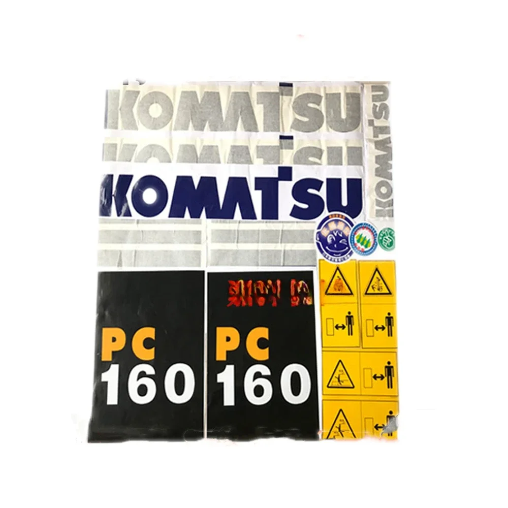 

Excavator parts sticker Komatsu 60/120/200/220/230/300-6 350 whole vehicle sticker label Warning sticker