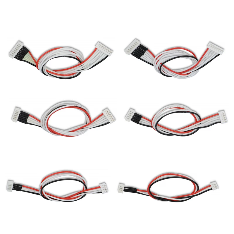 2Pcs 2S/3S/4S/5S/6S/7S JST-EH 2.5mm Male to Female Connector Extension Wire Cable Adapter 24awg 20cm/30cm for RC Battery Charger