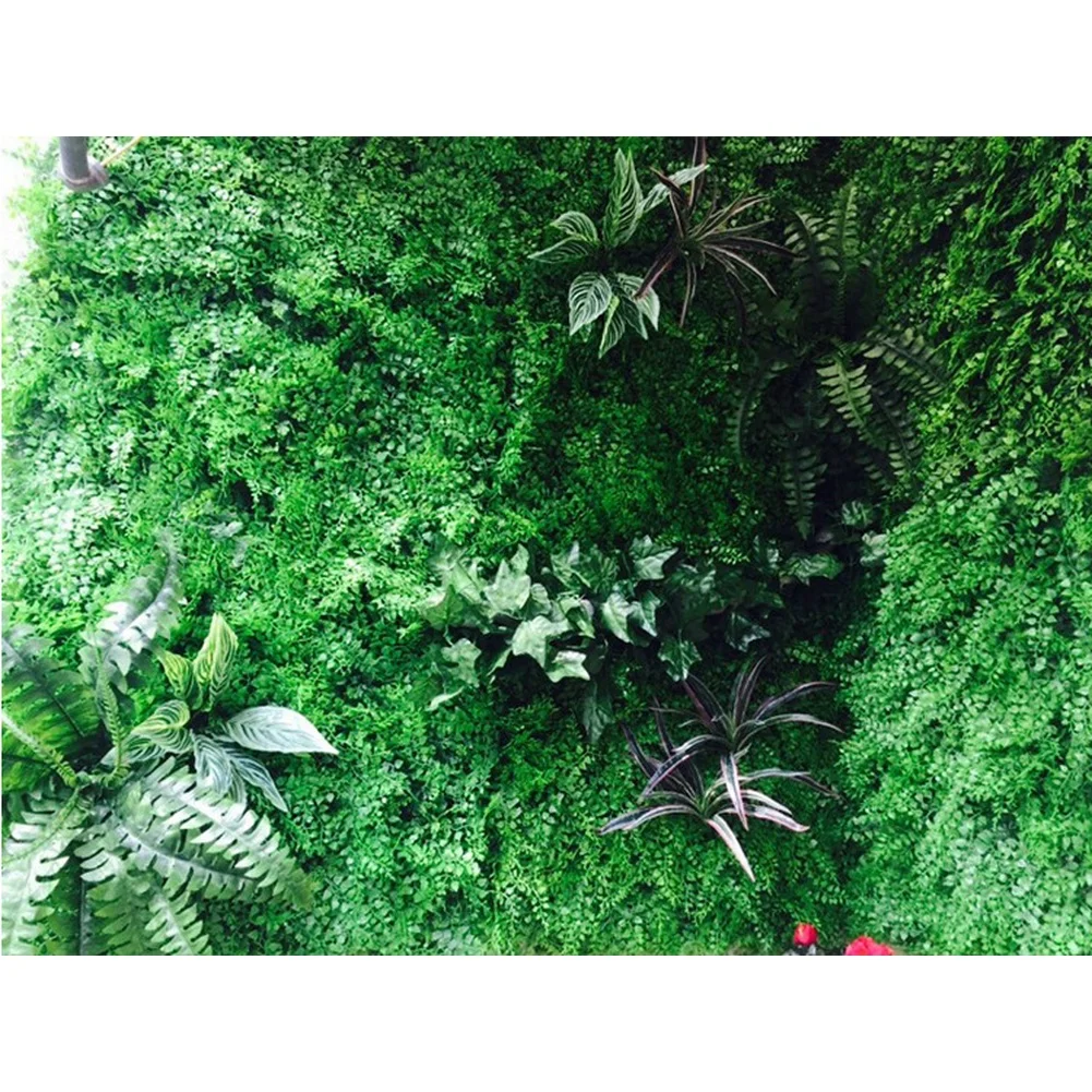 Artificial Grass Wall Panel 40 cm x 60 cm Plastic Faux Hedge for Wall Decoration Backdrop Event Indoor Outdoor Use