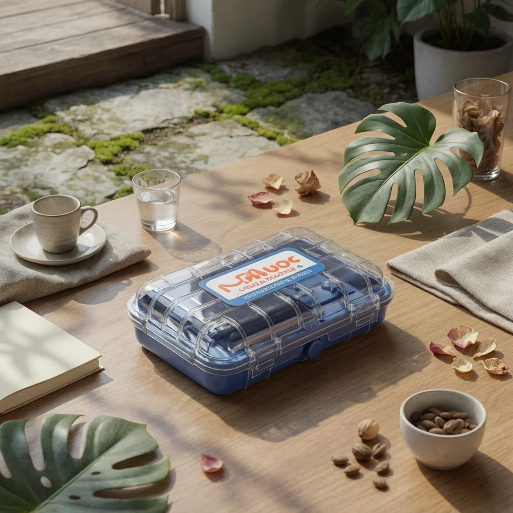 防水ツールボックス-ヘビーデューティー防水ツールボックス-硬質プラスチックケース-耐候性ロック可能な収納ボックス-透明な蓋付き-フィールドワーク用