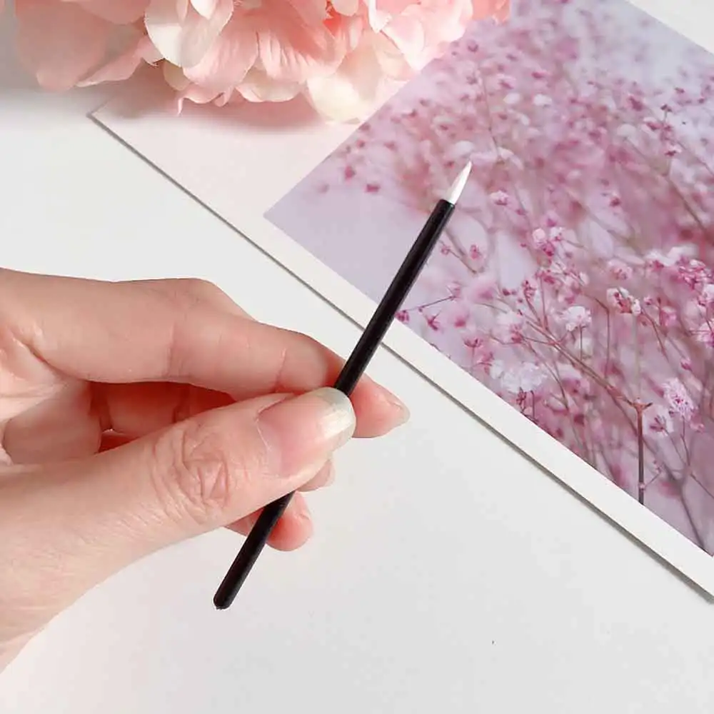50pcs Reusable Art Brushes Painting lot Gel Liner Nail Pen Disposable  Eyeliner Beauty Eyeline Makup Tools