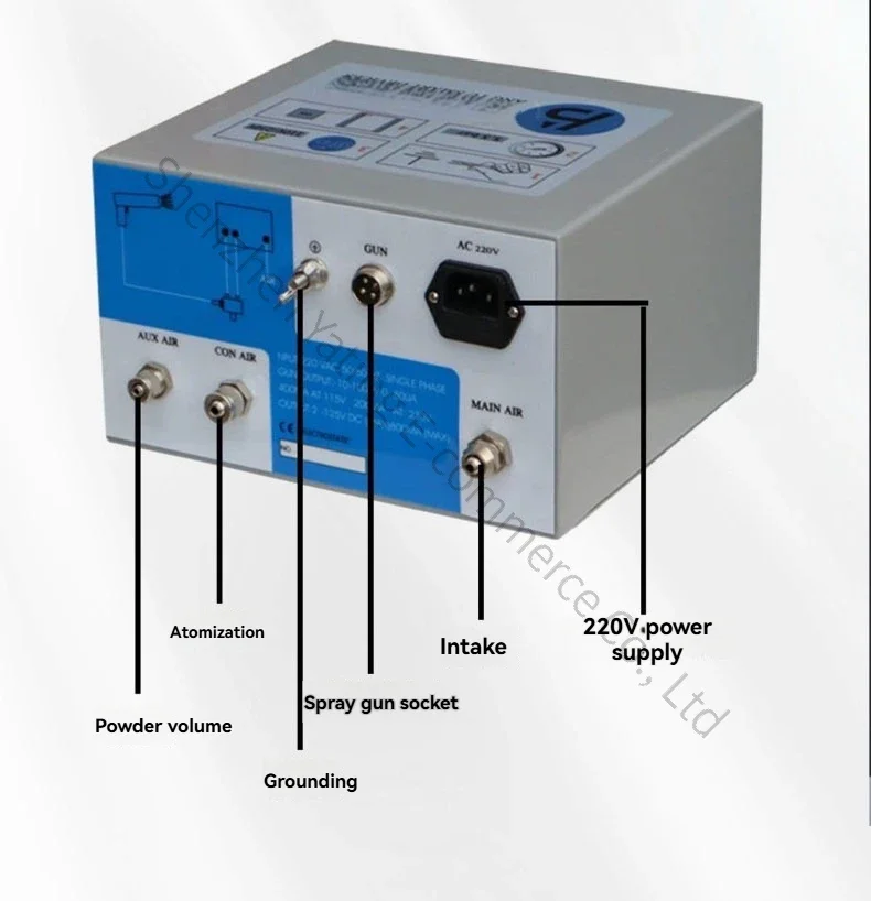 New Electrostatic Spraying Machine Small Electrostatic Powder Spraying Machine Test Spray Gun