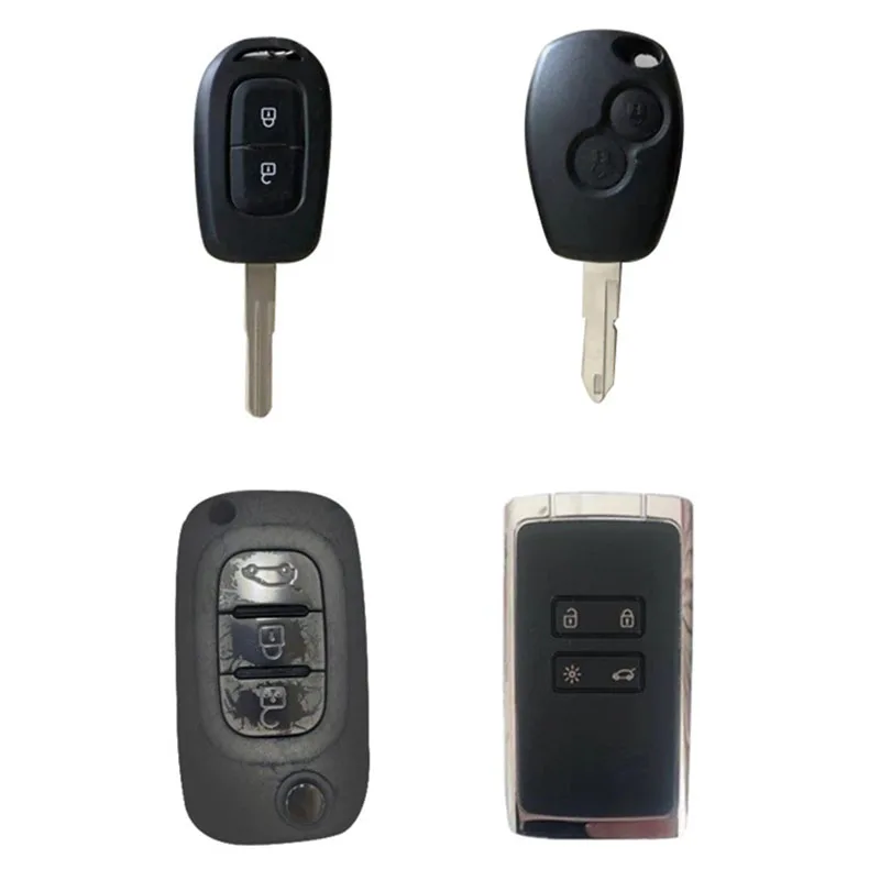 Pokrowiec na kluczyk samochodowy ABS do Renault Kadjar Captur Megane Sandero Stepway Logan Clio 5 Arkana Shell Fob Keychain Protector