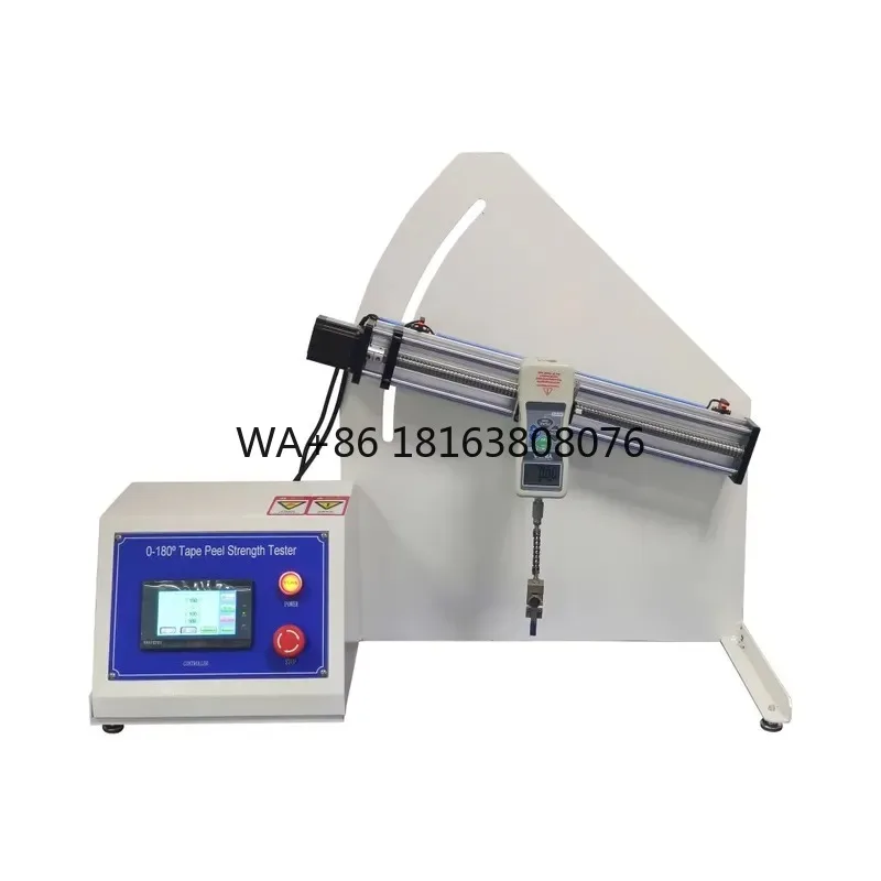 0-180 Degree Adhesive Peel Tester ASTM D3330 Digital Display Tape Film Label Stripping Strength Test Machine