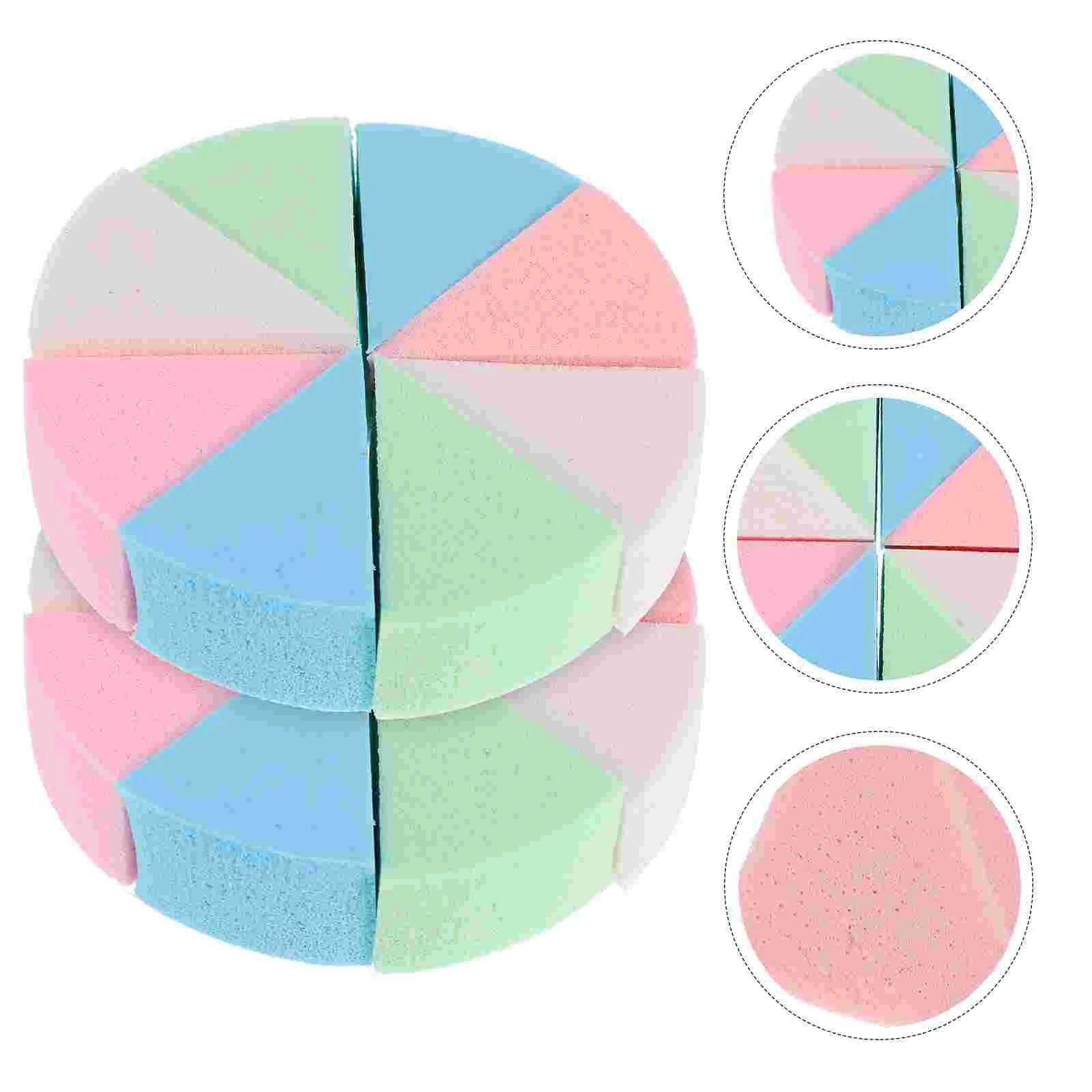 Portable Latex Makeup Sponge Women Wedge Shape Triangle Powder Puff Foundation Blender Beauty Tools Makeup Sponges Professional