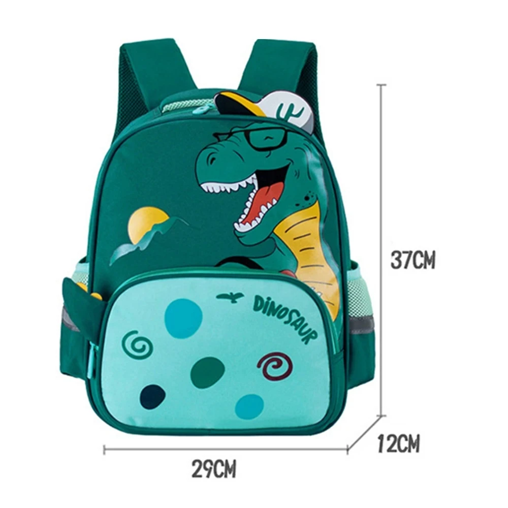 Ransel anak-anak kartun ransel sekolah taman kanak-kanak kustom ransel kecil dinosaurus lucu anak laki-laki dan perempuan nama pribadi