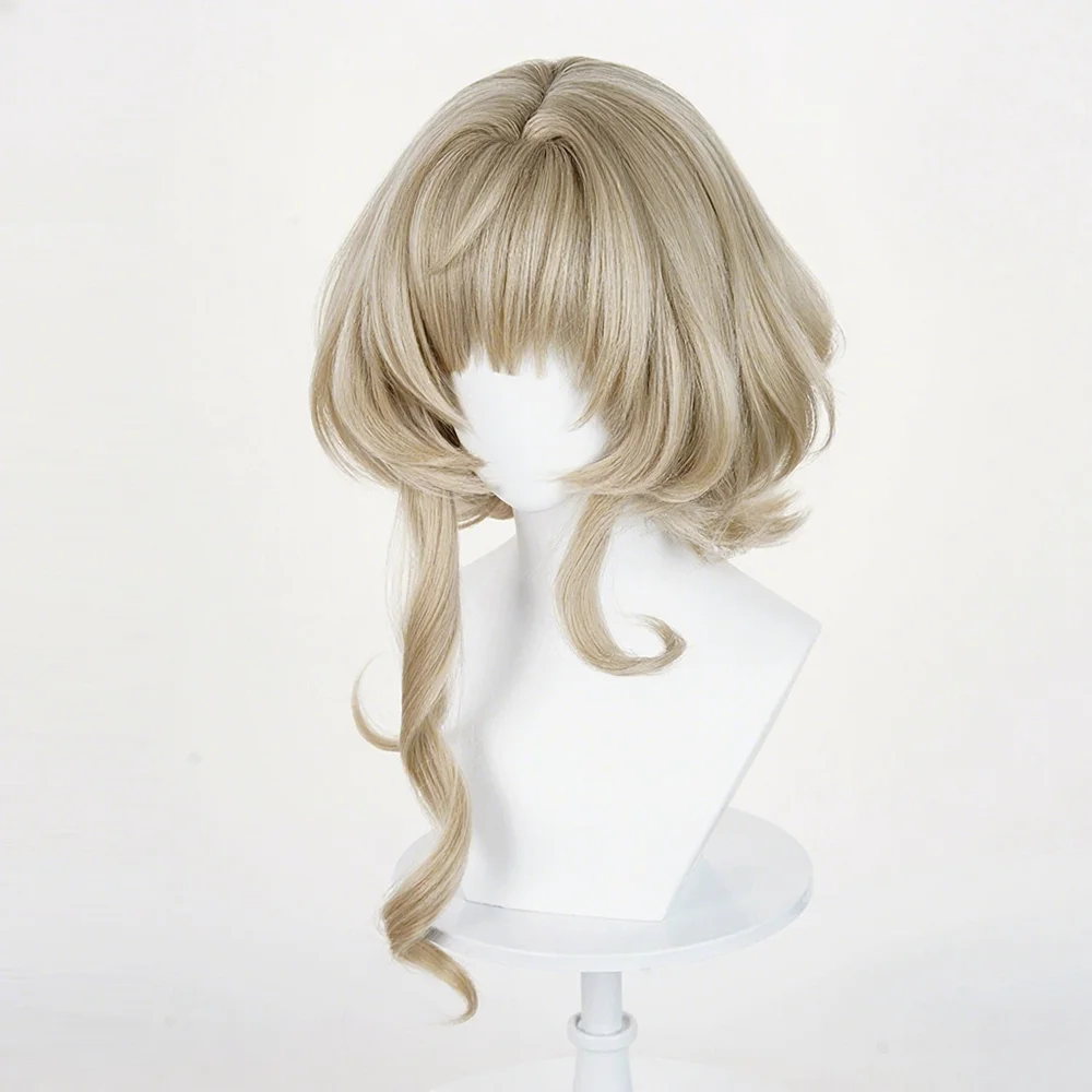 Game Arknights Mitm Wisadel Haze Cosplay Pruik Vrouwen Lolita Lang Haar Hittebestendige Synthetische Pruiken Halloween Carnaval Prop