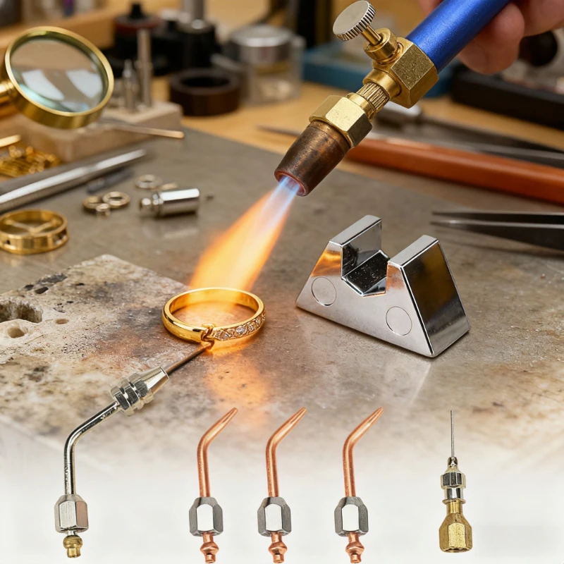 Professional Hydrogen Oxygen Jewelry Torch Gold Silver Welding Kit with for Goldsmith Bench Metal Casting Soldering Jewelry Tool