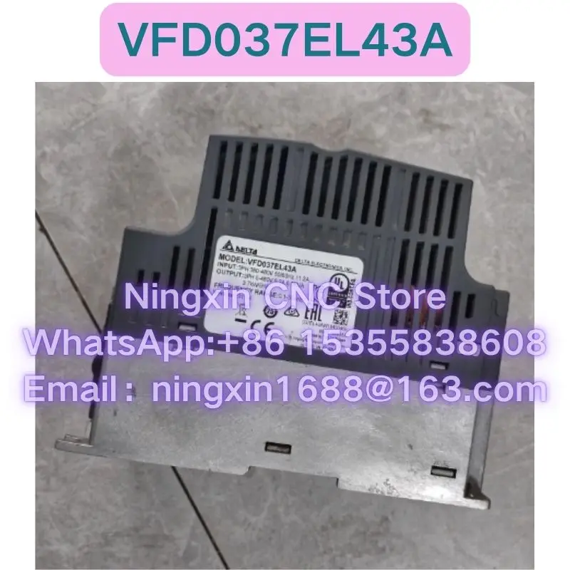 Second-hand VFD037EL43A inverter Functional test OK Fast delivery