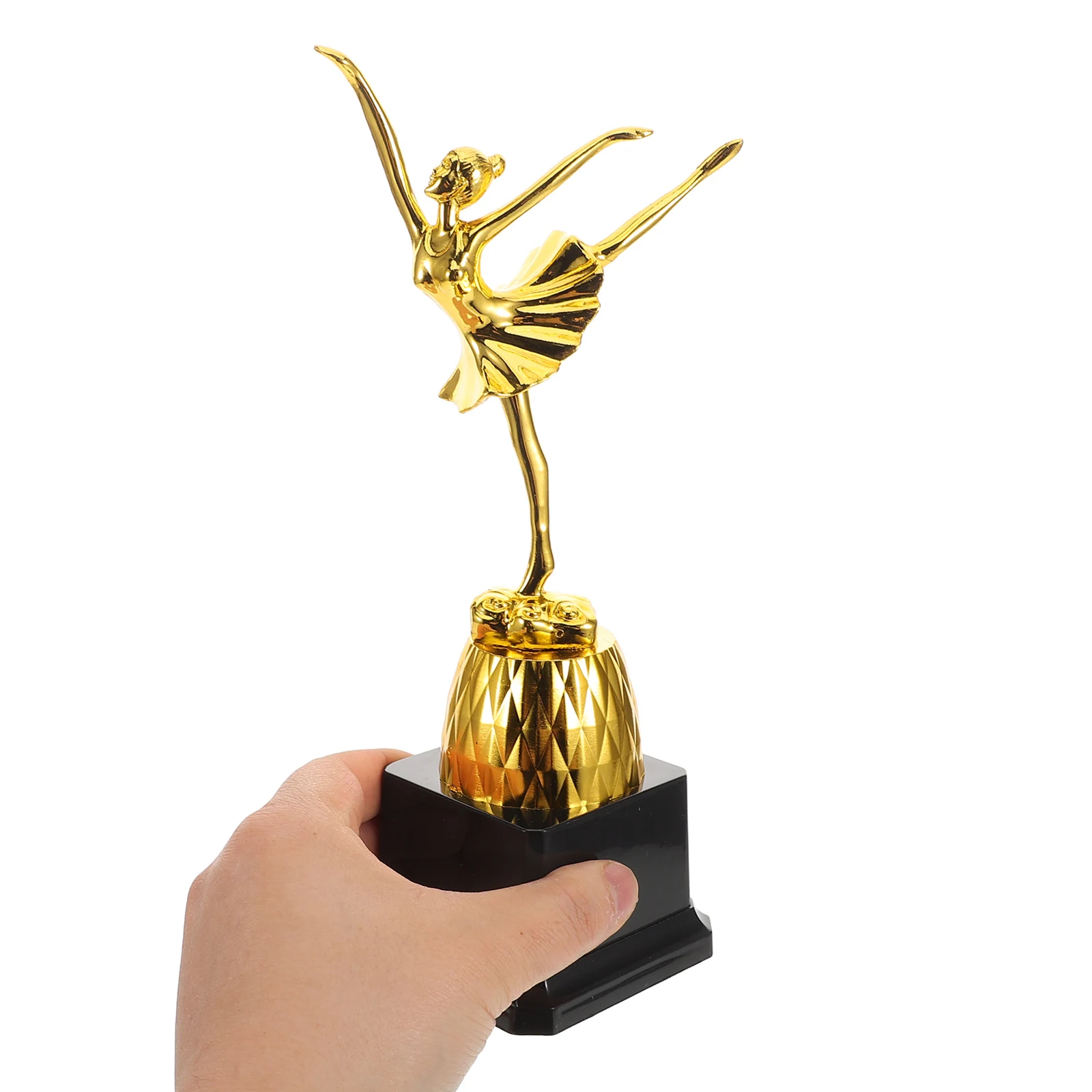 

Ballet Dance Trophy Cup Gold Elegant Design for Competitions Events Schools Dancing Awards Souvenir Dance Prizes