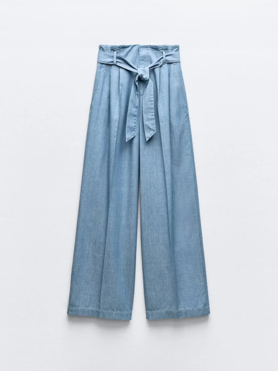 

Summer New Arrival Women's Stand Collar irt High Waist Pants Faion Set High Quali Material Ele Sle Casual Wear