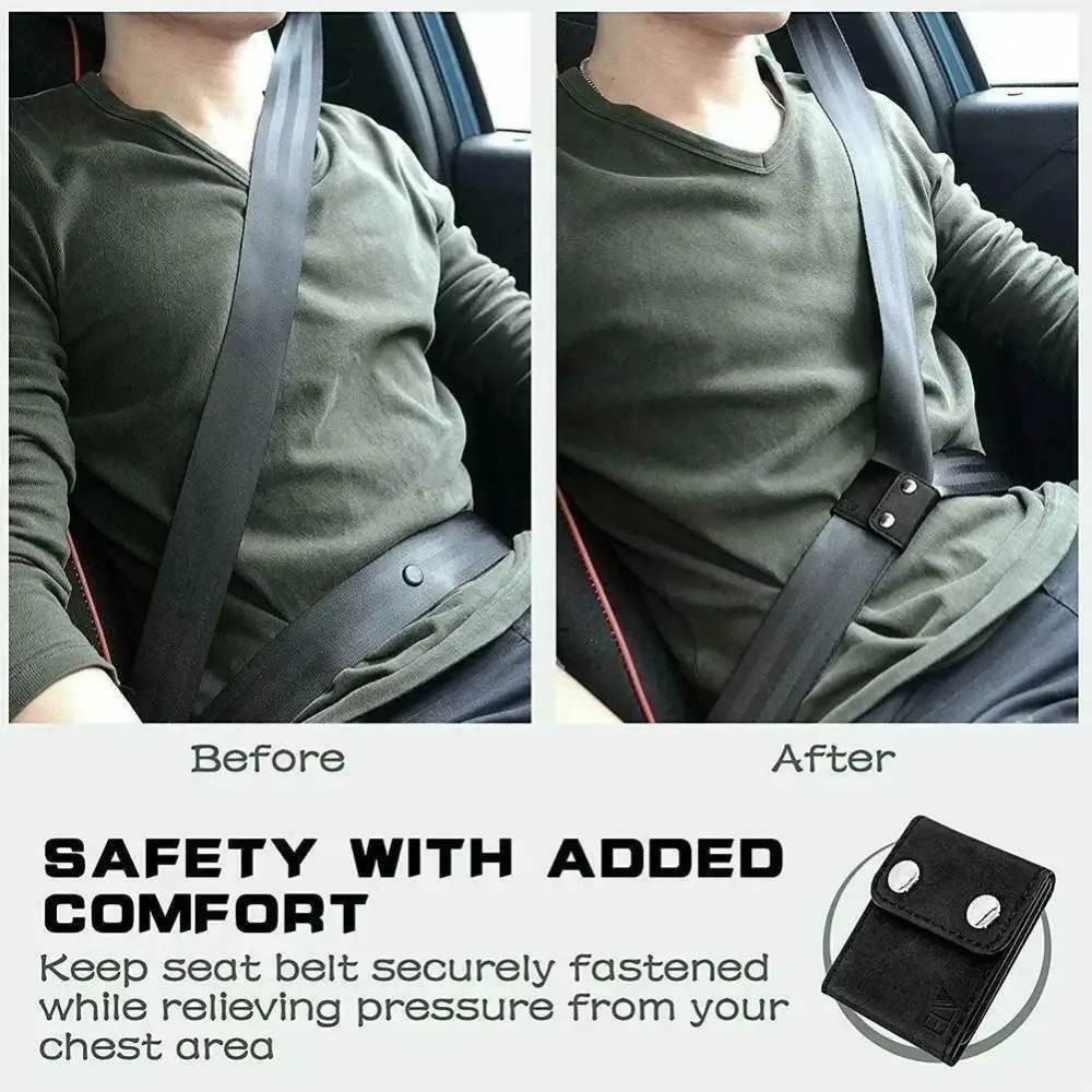 Sturdy Material Seat Belt Adjuster Clip Durable Construction Lightweight Design Shoulder Protection Positioner Easy Installation