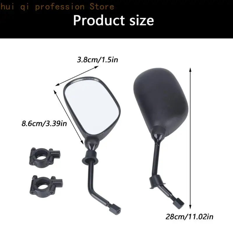 Ersatzsatz mit zwei Spiegeln für Motorräder und Nutzfahrzeuge von 50 bis 70 cm³ H8WE – Detail 6