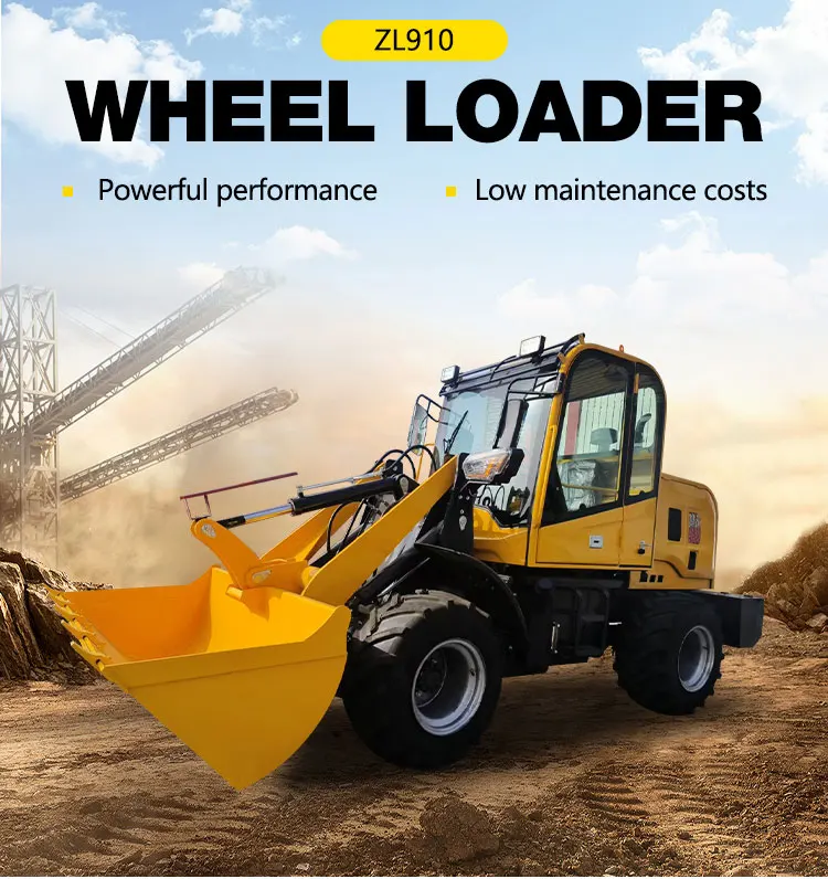 CE-zertifizierter Radlader mit Motor, Mini-Lader mit verlängertem Teleskoparm, kundenspezifischer landwirtschaftlicher Diesel-Lader mit Anbaugeräten – Detail 2
