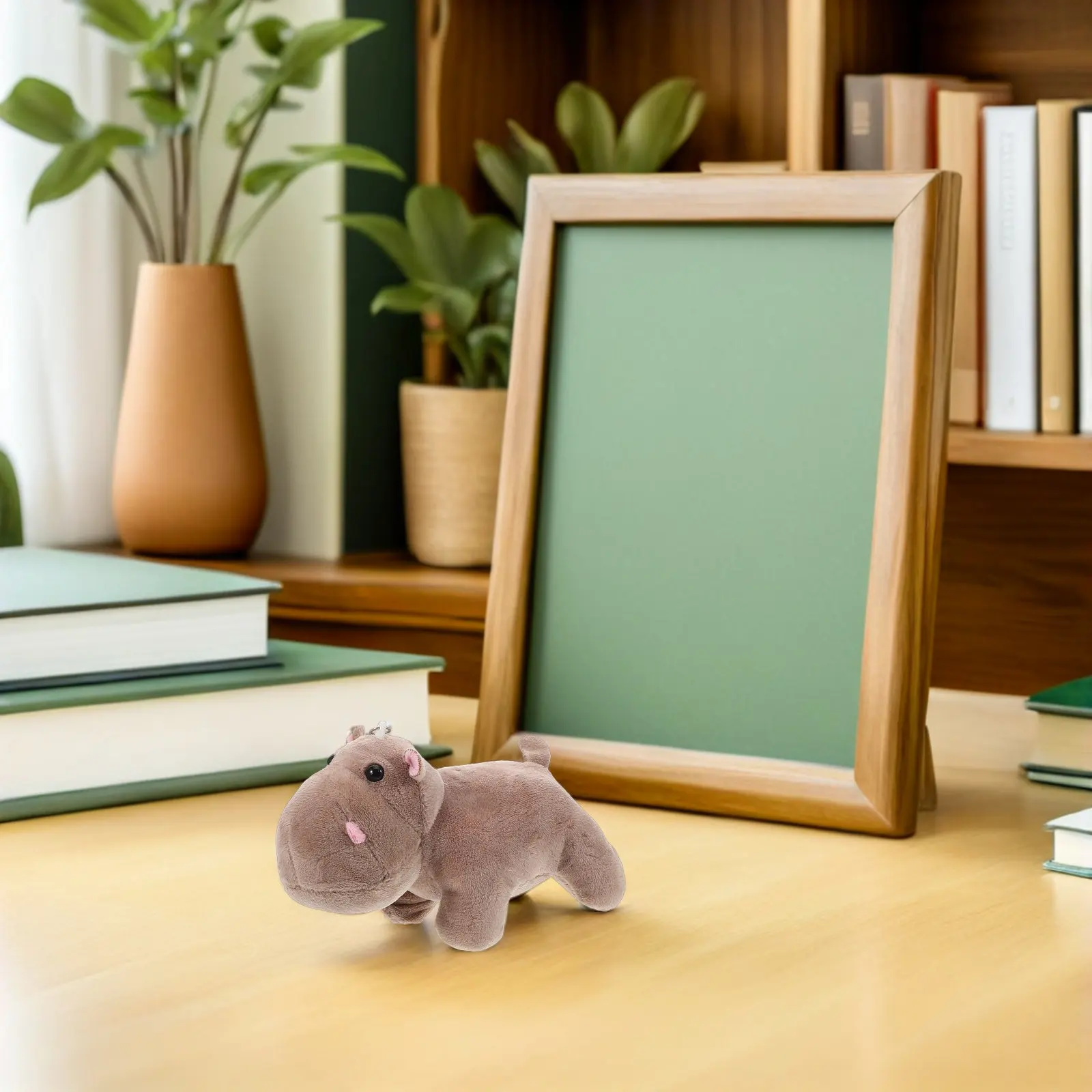 

3Pcs Animal Keychains Small Hippo Cute Cartoon Style Keyring Charm Backpack Accessories Cute Jungle Animal Key Chain