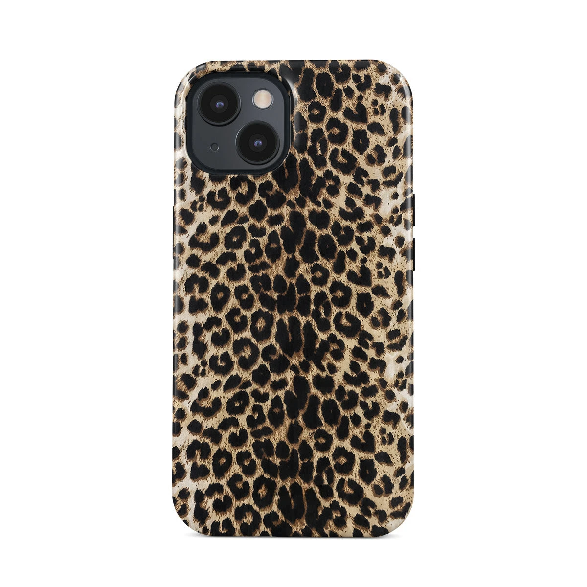 Magnetic Funda Leopard Pattern Case For IPHONE 16ProMax 15 14 13 12 11 PRO Plus Acrylic TPU Two in one Magnetic Phone Cases