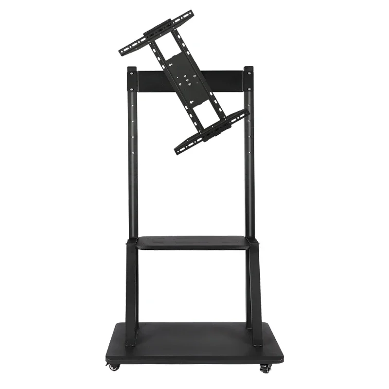 

Floor moving bracket trolley adjustment horizontal and vertical rotation