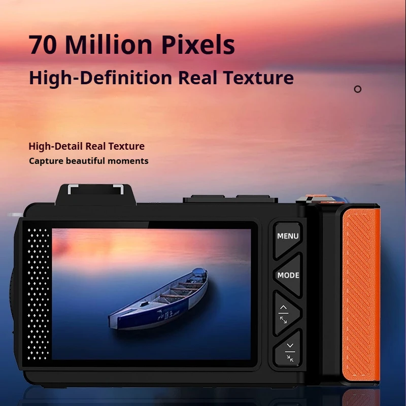 100D 4K UHD 70MP デジタル一眼レフカメラ デュアルスクリーン WIFI