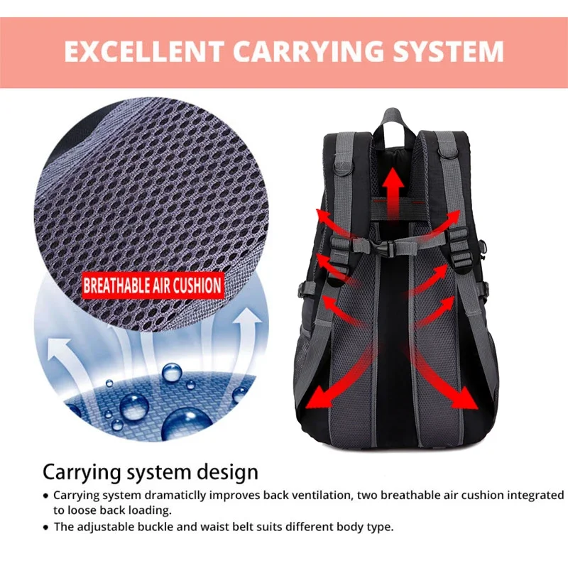 Klassieke Reisrugzak Mannen Waterdichte Wandelcomputer Laptop Rugzak Tas Mannen School Sport Rugzak Mannen Nylon Outdoor Tas Wome