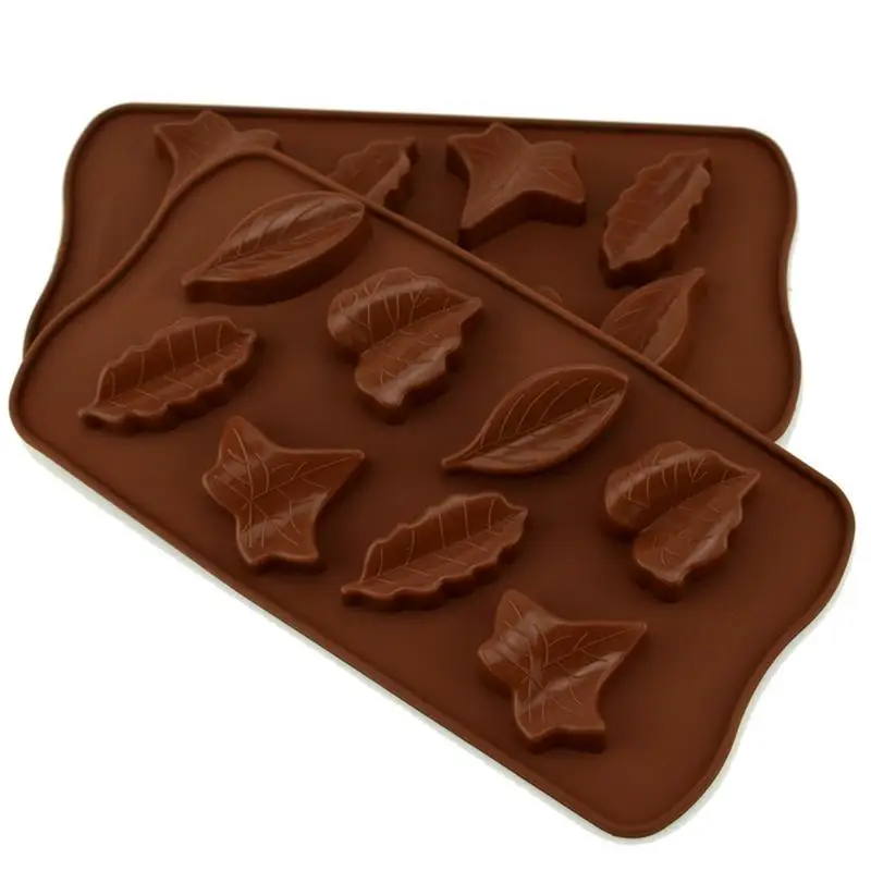 Sugarcraft Resin Clay Homemade BakewareTree Maple Leaf Mold Silicone Fondant Cake Decorating Tools Chocolate Baking Mould